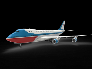 Airplane president Modèle 3D