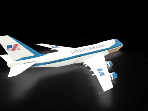 Airplane president 3D Модель