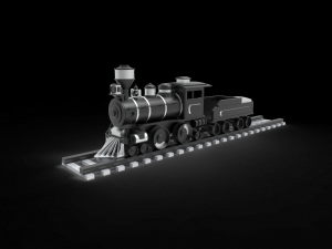 Train toys 3D Model