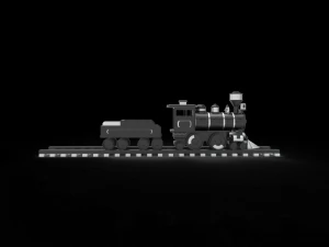 Train toys 3D Model