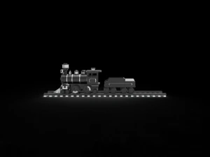 Train toys 3D Model