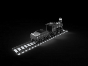 Train toys 3D Model