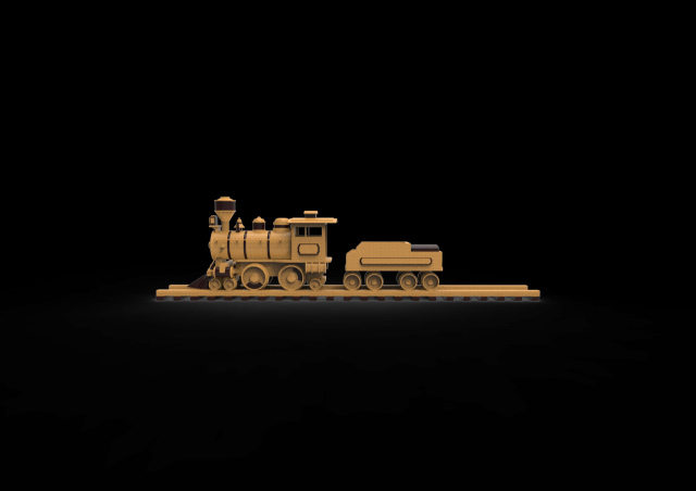 Train toys Modello 3D .c4d .max .obj .3ds .fbx .stl .blend 