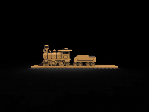 Train toys 3D Model