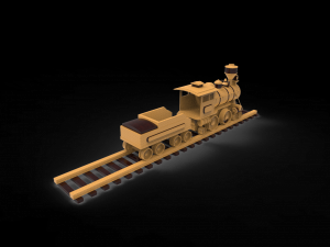 Train toys Modello 3D