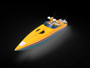 Sunseeker Yacht boat 3D Модель