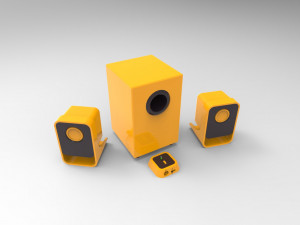 Speaker Modello 3D