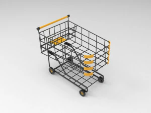 Shopping Cart 3D Model