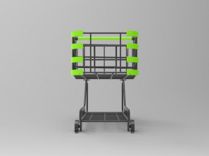 Shopping Cart 3D-Modell