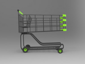 Shopping Cart 3D-Modell
