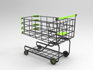 Shopping Cart 3D-Modell