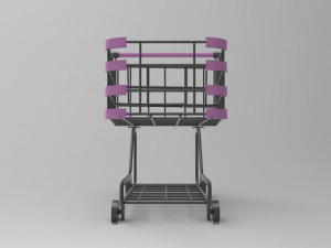 Shopping Cart 3D Model