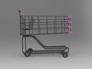 Shopping Cart 3D Model
