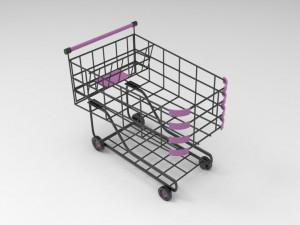 Shopping Cart 3D Model