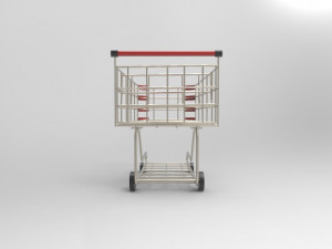 Shopping Cart Modello 3D