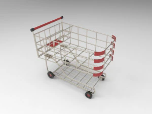 Shopping Cart 3D Model