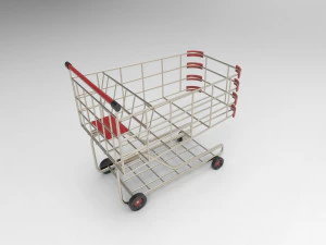 Shopping Cart 3D Model