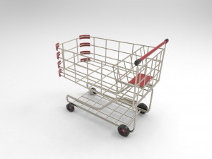 Shopping Cart Modello 3D