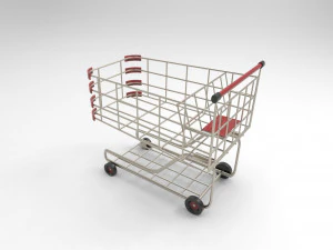 Shopping Cart 3D Model