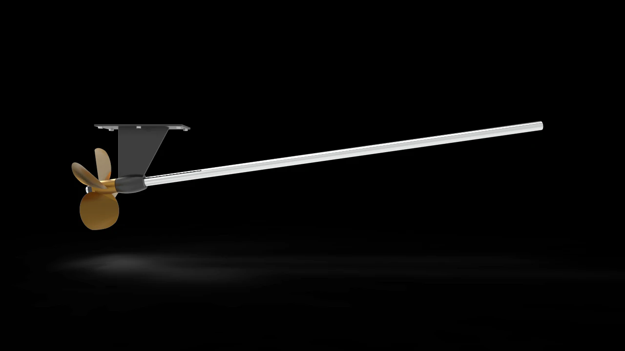 Propeller Shaft 3D Model .c4d .max .obj .3ds .fbx .stl .blend