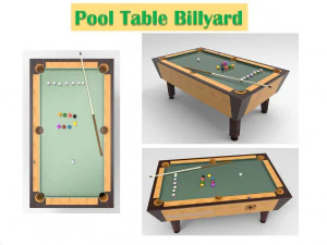 Bilhar de mesa de bilhar Modelo 3D