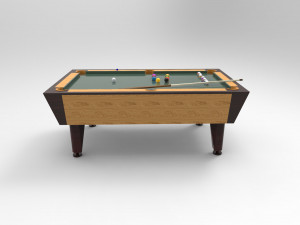 Pool table billiard 3D मॉडल
