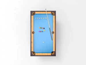 Pool table billiard 3D Model