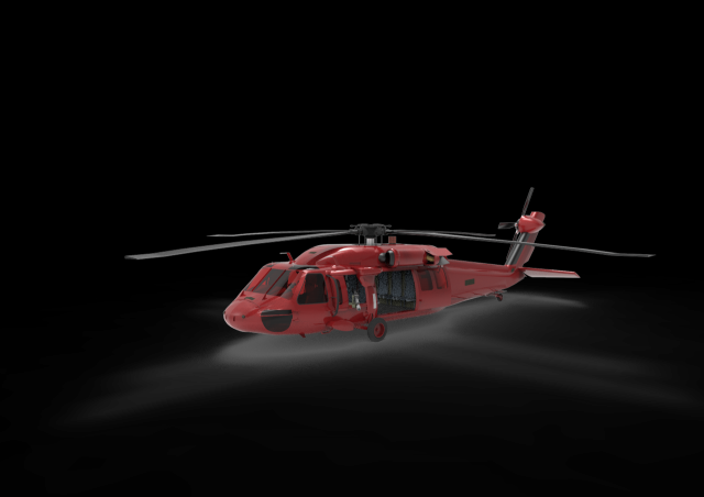 MH60 J 3Dモデル .c4d .max .obj .3ds .fbx .stl .blend 