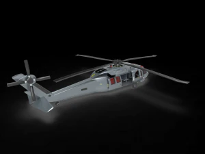 MH60J Modelo 3D