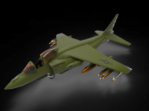 McDonnell Douglas AV-8B Harrier 3D Model