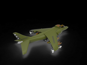 McDonnell Douglas AV-8B Harrier 3D Model