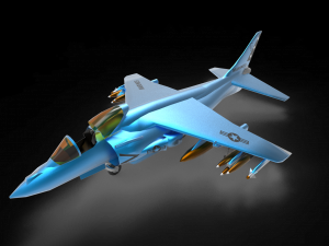 McDonnell Douglas AV-8B Harrier 3D Model
