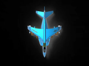 McDonnell Douglas AV-8B Harrier 3D Model