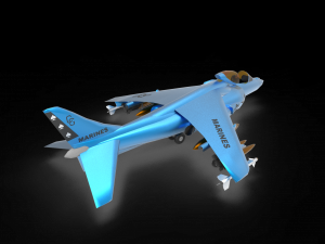 McDonnell Douglas AV-8B Harrier 3D Model
