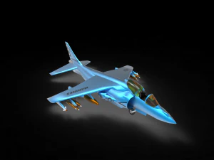 McDonnell Douglas AV-8B Harrier 3D Model
