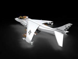 McDonnell Douglas AV-8B Harrier 3D Model
