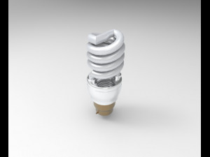 Light bulb 3D-Modell