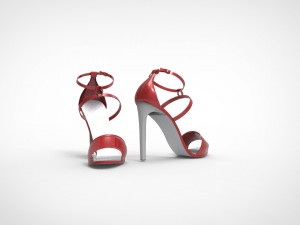 High-heeled shoe Modello 3D