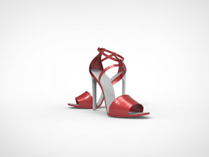 High-heeled shoe Modello 3D