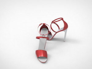 High-heeled shoe Modello 3D