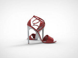High-heeled shoe Modello 3D