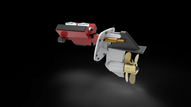 Sterndrive Boat Modèle 3D .c4d .max .obj .3ds .fbx .stl .blend 