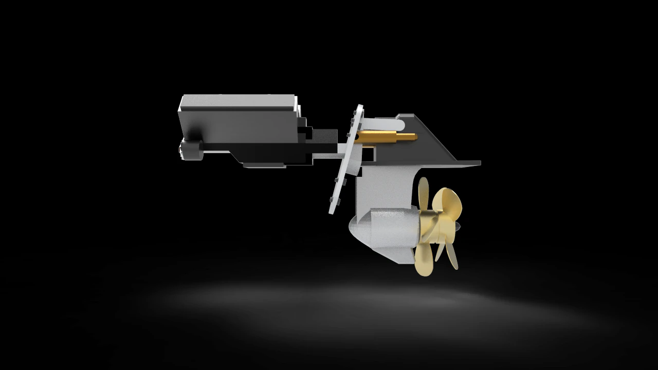 Sterndrive Boat 3D Model .c4d .max .obj .3ds .fbx .stl .blend 