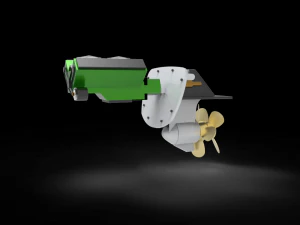 Sterndrive Boat 3D Model