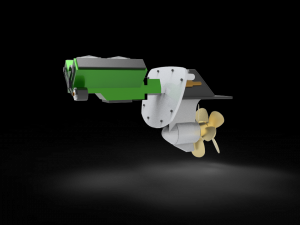 Sterndrive Boat 3D Model