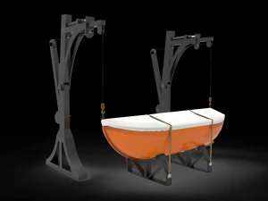 救命ボート 3Dモデル
