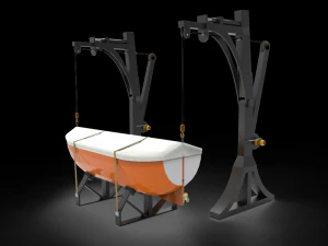 救命ボート 3Dモデル