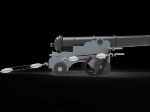 Classic Naval weapon 3Dモデル