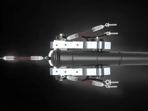 Arme navale classique Modèle 3D