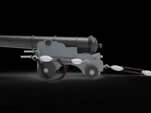 Arme navale classique Modèle 3D